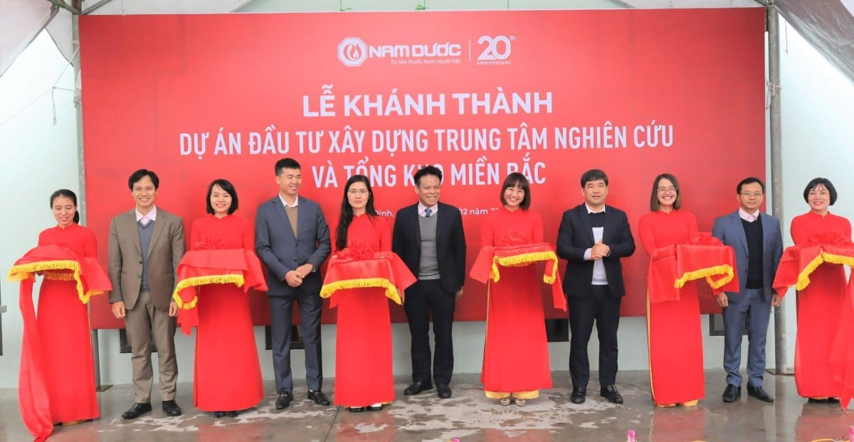 L?khánh thành d?án đầu tư Trung tâm nghiên cứu và Tổng kho miền Bắc của Nam Dược.